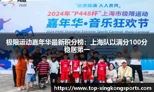 极限运动嘉年华最新积分榜：上海队以满分100分稳居第一